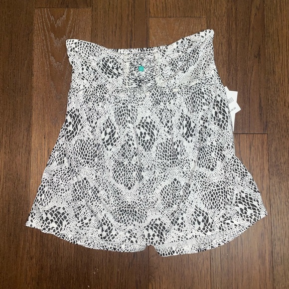 NWT Rip Curl Tube Top Python Print M - Picture 6 of 14